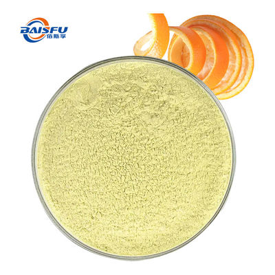 Baisfu Orange Peel Citrus Sinensis Extract 98% Light Yellow Powder Hesperetin CAS:520-33-2 for sweetening agent use in cosmetic and health care products