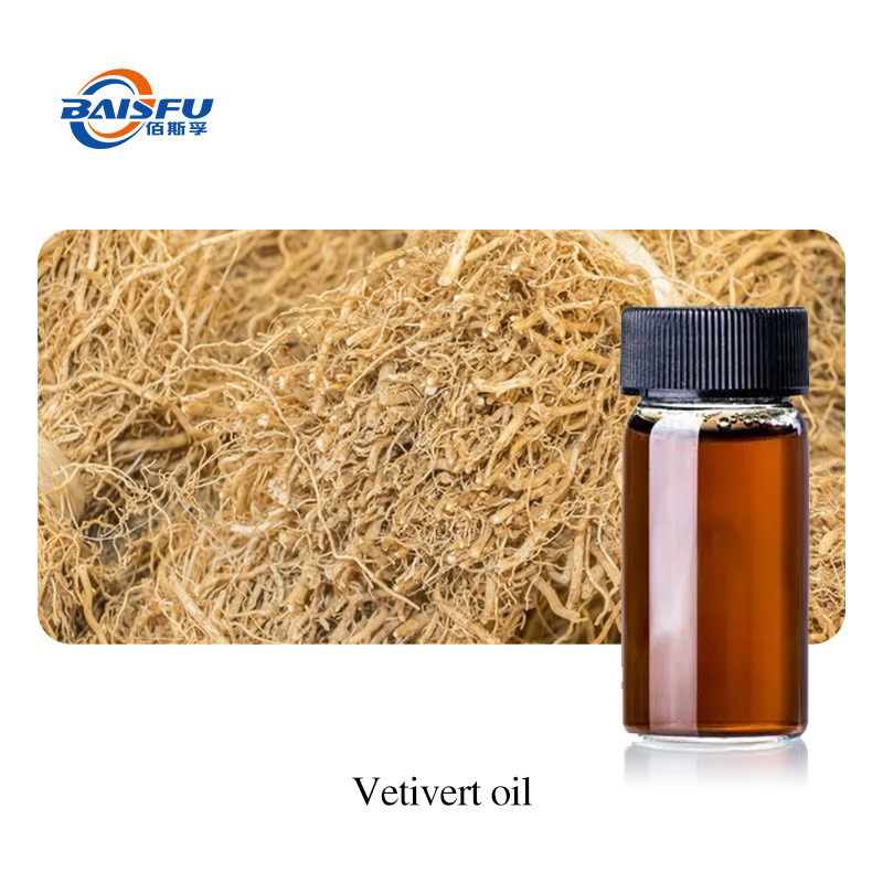 Vetiver Oil CAS 8016-96-4 100% Pure Essential Oil from Vetiveria Zizanioides Roots for Perfumery & Aromatherapy