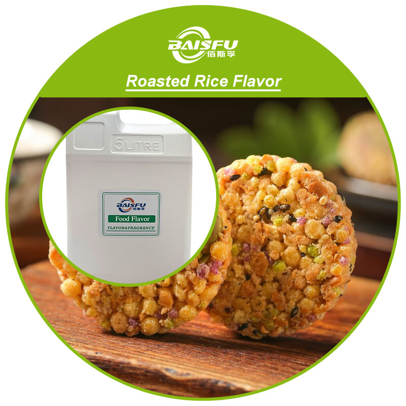 BAISFU Natural Roasted Rice Flavor Food Grade Essence High Concentration Warm Grain Aroma for Beverage Bakery Cereal