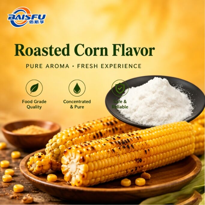 BAISFU Natural Roasted Corn Powder Flavor Food Grade Essence High Concentration for Snacks Seasoning Extruded Food