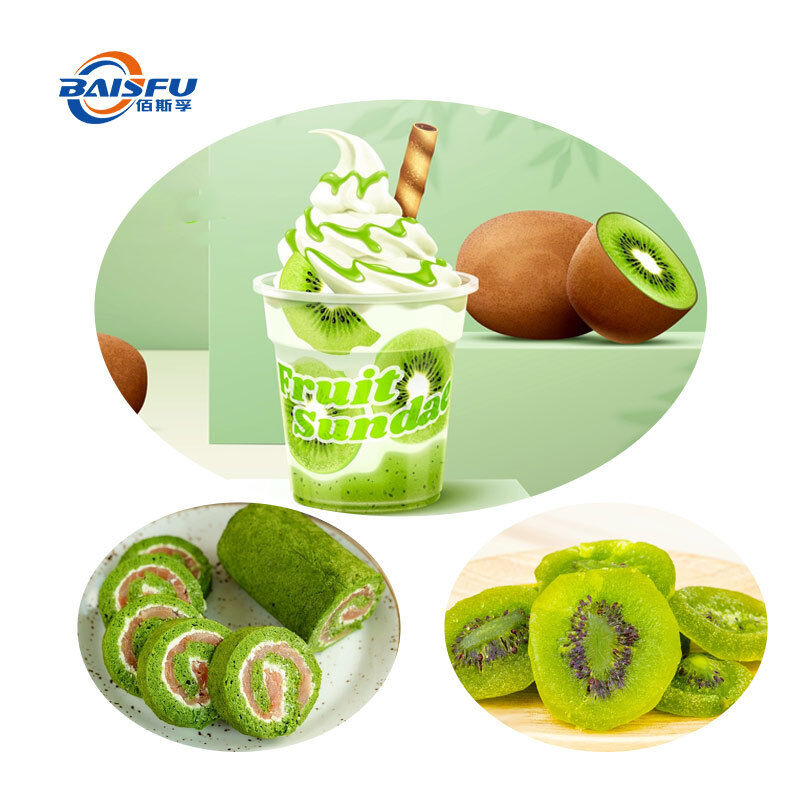 Premium Food Grade Water Soluble Kiwi Powder Flavor for Beverages&Bakery Delivering Fresh Green Tropical Aroma