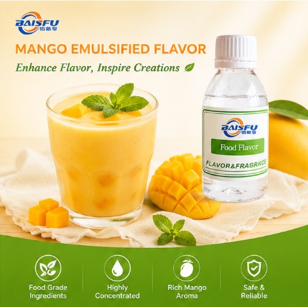 Concentrated Mango Emulsified Flavor for Mango Yogurt Flavored Milk Pudding and Creamy Dessert