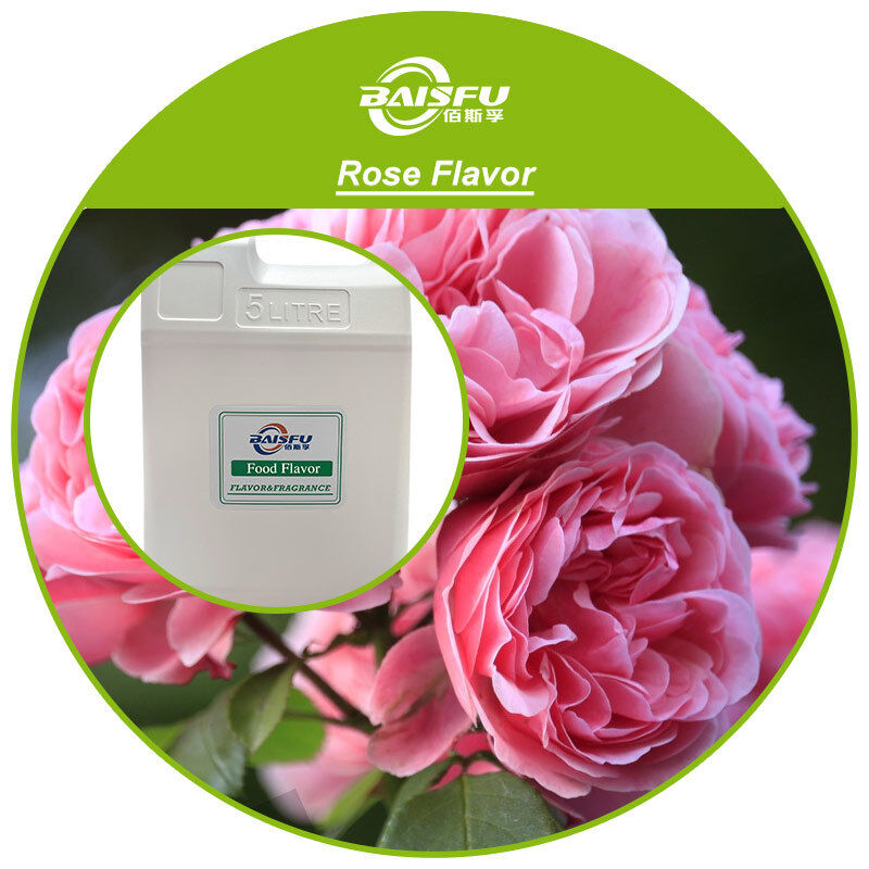 Premium Food Grade Water Soluble Rose Flavor for Bakery Delivering Elegant Floral Aroma