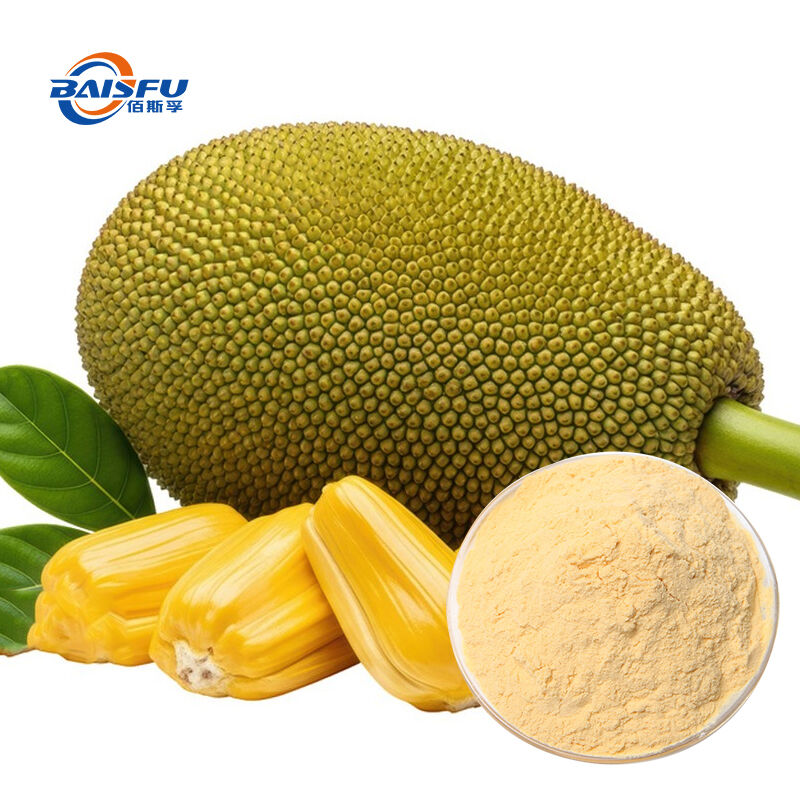 Baisfu Factory Sales Food Grade Freeze Dried Jackfruit Powder Pure Natural FD Fruit Powder for Drinks